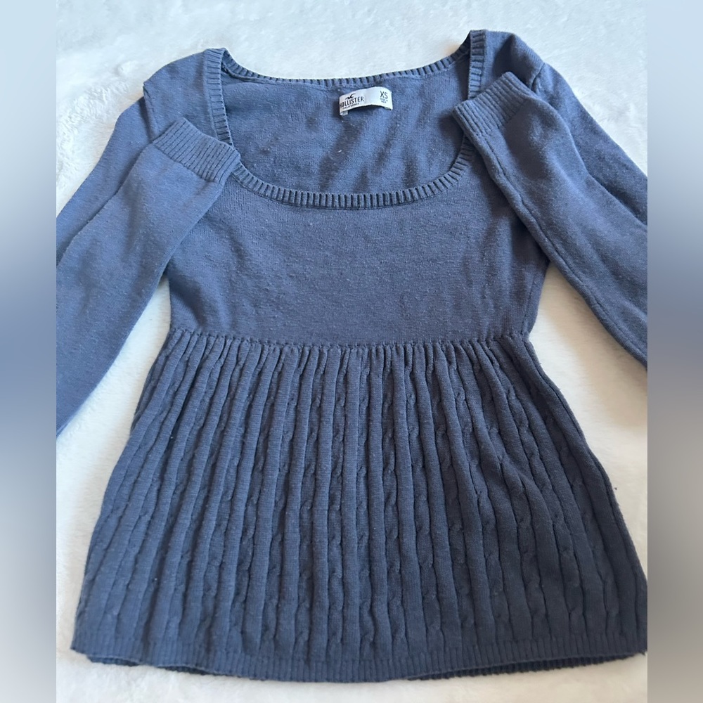 hollister babydoll sweater